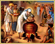 The birth and the early life of Shri Saibaba are not much known. From the year 1858, Baba lived in the village of Shirdi in the state of Maharashtra for over sixty years. Baba came to Shirdi in 1858 accompanying a wedding procession as guest of honor. He was greeted my Mahalsapathi "Ya - Sai"(Welcome Sai). Baba accepted that name to be eternally his and spent his early days at Shirdi, under a neem tree and later lived in the masjid which he named as Dwarkamai or Mother Dwarka