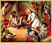 Saibaba had a profound love and compassion for suffering humanity. The master used to personally attend to the needs of the sick as a physician and a nurse.